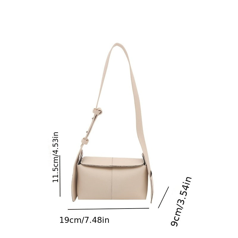 Women's Genuine Korean Eaves Hanging Ear Bag - Crossbody Clutch with Zipper Closure & Hanging Ear Design, Top-Grain Suitable for Korean Drama Outfits,,, Daily Use - Versatile Handbag for Korean Fashion