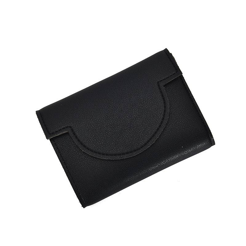 2026 New Recommended Simple Short Wallet for Women, New Ultra-thin Fresh Style Folding Buckle Fashion Coin Purse and Card Holder