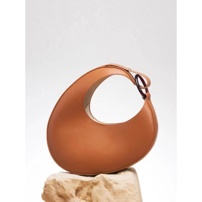 Italian Niche Crescent-Shaped Underarm Bag, Versatile 3-In-1 Shoulder\u002FArmy-Style\u002FCrossbody Bag, Spacious Commuter Bag, French Casual Design