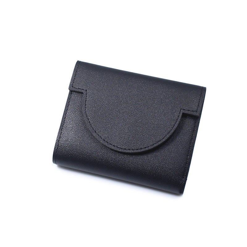 2026 New Recommended Simple Short Wallet for Women, New Ultra-thin Fresh Style Folding Buckle Fashion Coin Purse and Card Holder