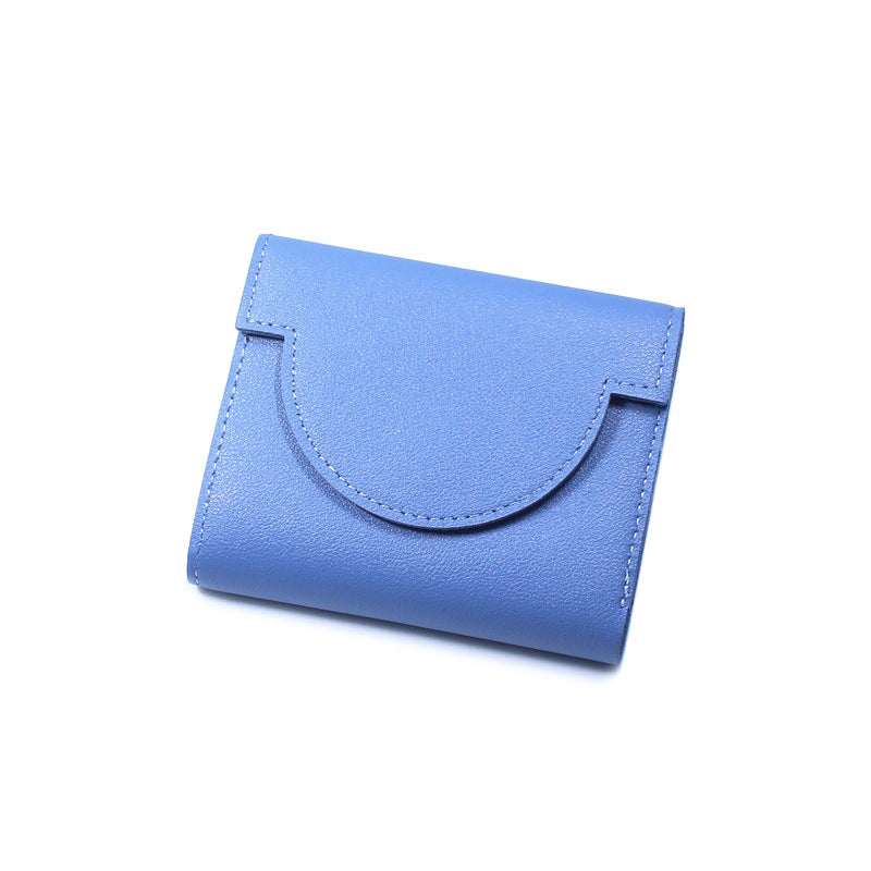 2026 New Recommended Simple Short Wallet for Women, New Ultra-thin Fresh Style Folding Buckle Fashion Coin Purse and Card Holder