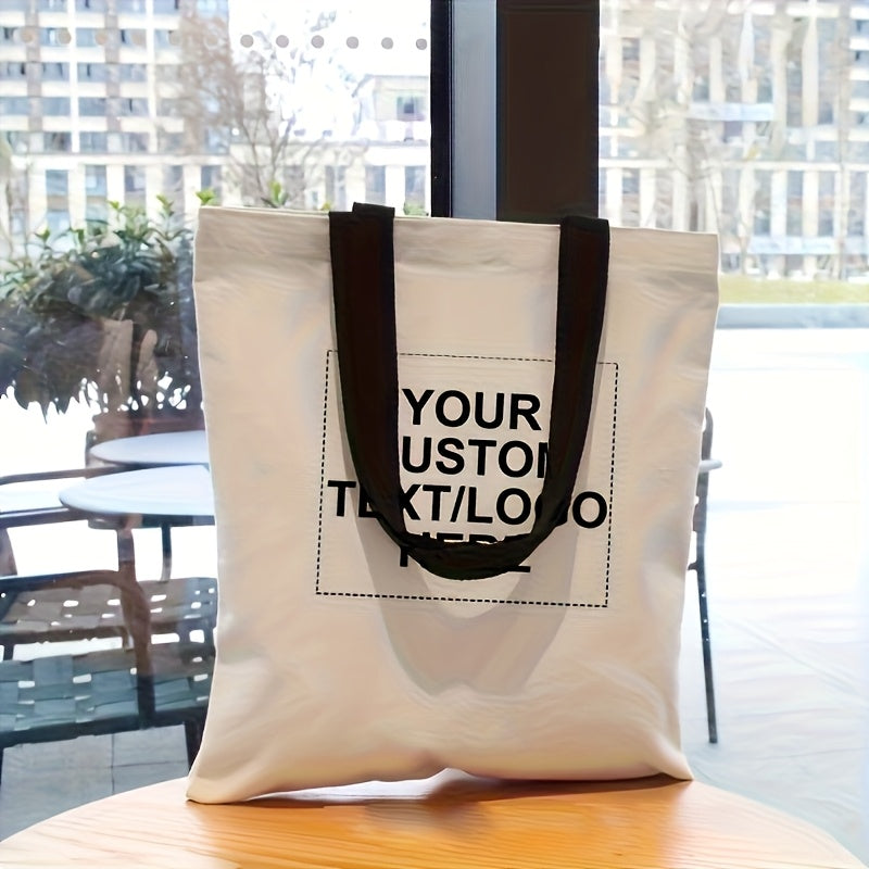 Colorful Tote Bag Colorful Tote Bag, Canvas Bag with Custom Logo and Text, Foldable Shopping Bag, Printed Logo Canvas Bag for Advertising Campaigns, Personalized Birthday Gift for Women, Bridesmaid Gift Bag for Weddings